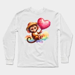 Love Monkey's Aerial Serenade Long Sleeve T-Shirt